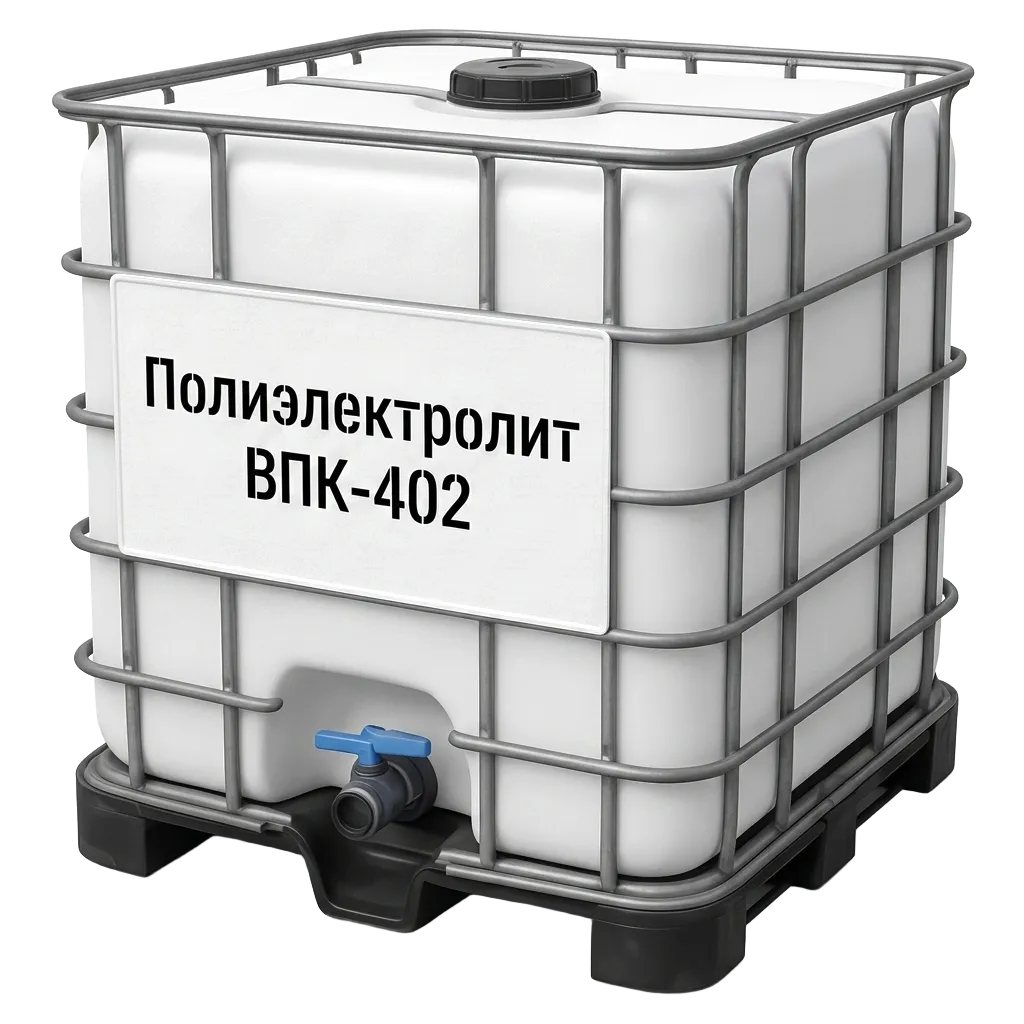 Полиэлектролит водорастворимый катионный марки ВПК-402